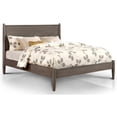 thumbnail image 1 of Allora Mid-Century Solid Wood/Wood Veneer/MDF Full Platform Bed in Gray, 1 of 7