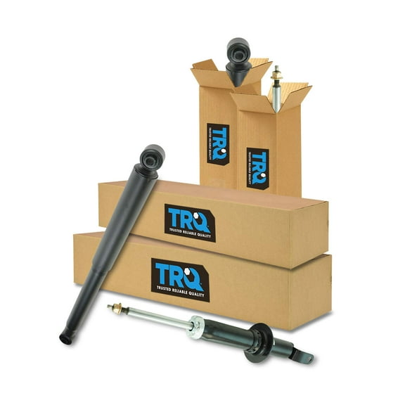 TRQ Front Rear Shock Absorber Driver Passenger Kit 4pc for Ram 1500 Truck 4WD SBA60520 Fits select: 2009-2012 DODGE RAM 1500