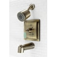 thumbnail image 3 of Kingston Brass KB4653CKL Kaiser Single-Handle Tub and Shower Faucet, Antique Brass, 3 of 5