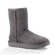 thumbnail image 1 of Botas UGG Classic Short II para mujer, gris, talla 6, 1 of 3