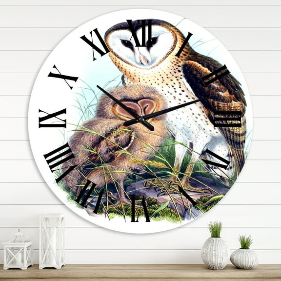 Designart 1 in Quartz Traditional Wall Clock