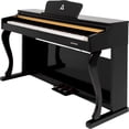 thumbnail image 2 of Piano Teclado Negro Audiotek 88 Teclas Contrapeso Incluye Banco y Pedales, 2 of 9