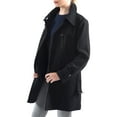 thumbnail image 3 of Alpine Swiss Keira Womens Trench Coat Double Breasted Wool Jacket Belted Blazer, 3 of 7