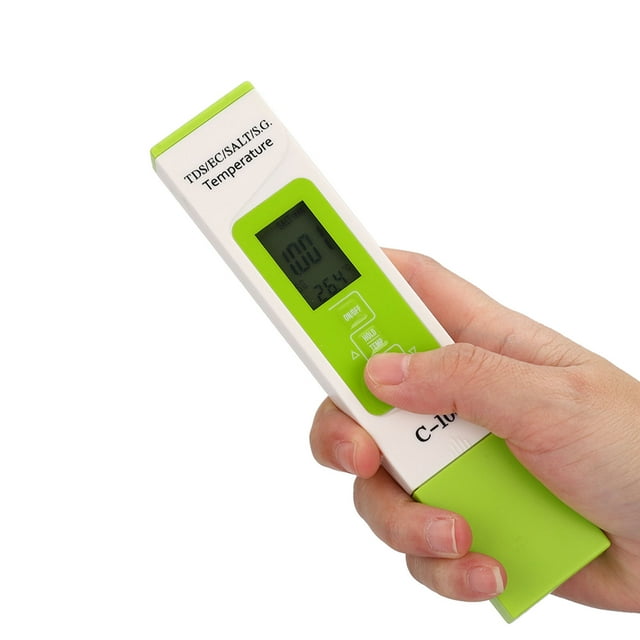 Abs Material Seawater Tester Salinity Tester, 5 in 1 Fish Pond Drinking Water Hot Spring Pool Aquarium Home Hydroponic Reverse Osmosis System Spa