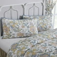 thumbnail image 3 of VHC Brands Wilder, Farmhouse Quilted Bed Sham, King, Floral, Blue & Green, 21x37, 3 of 3