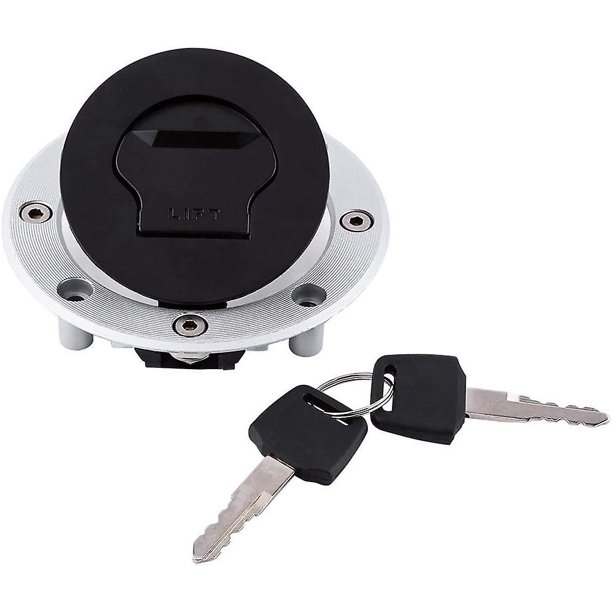 2024, tapa del tanque de combustible con bloqueo, cubierta de la tapa del tanque de combustible con cerradura de llave de aluminio para GSXR600 1997-2003 / GSXR 750
