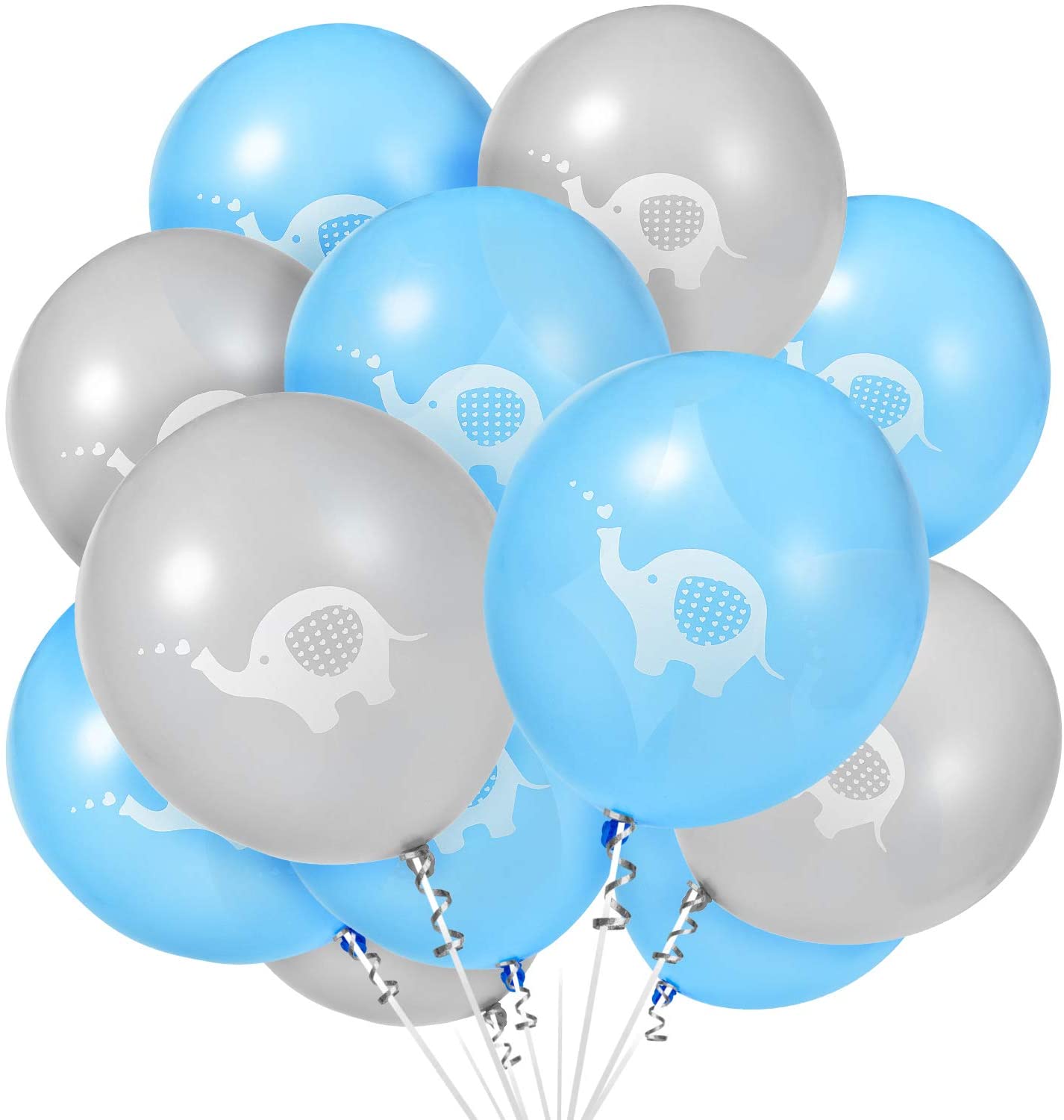 60 pieces elephant balloons elephant latex balloons elephant themed