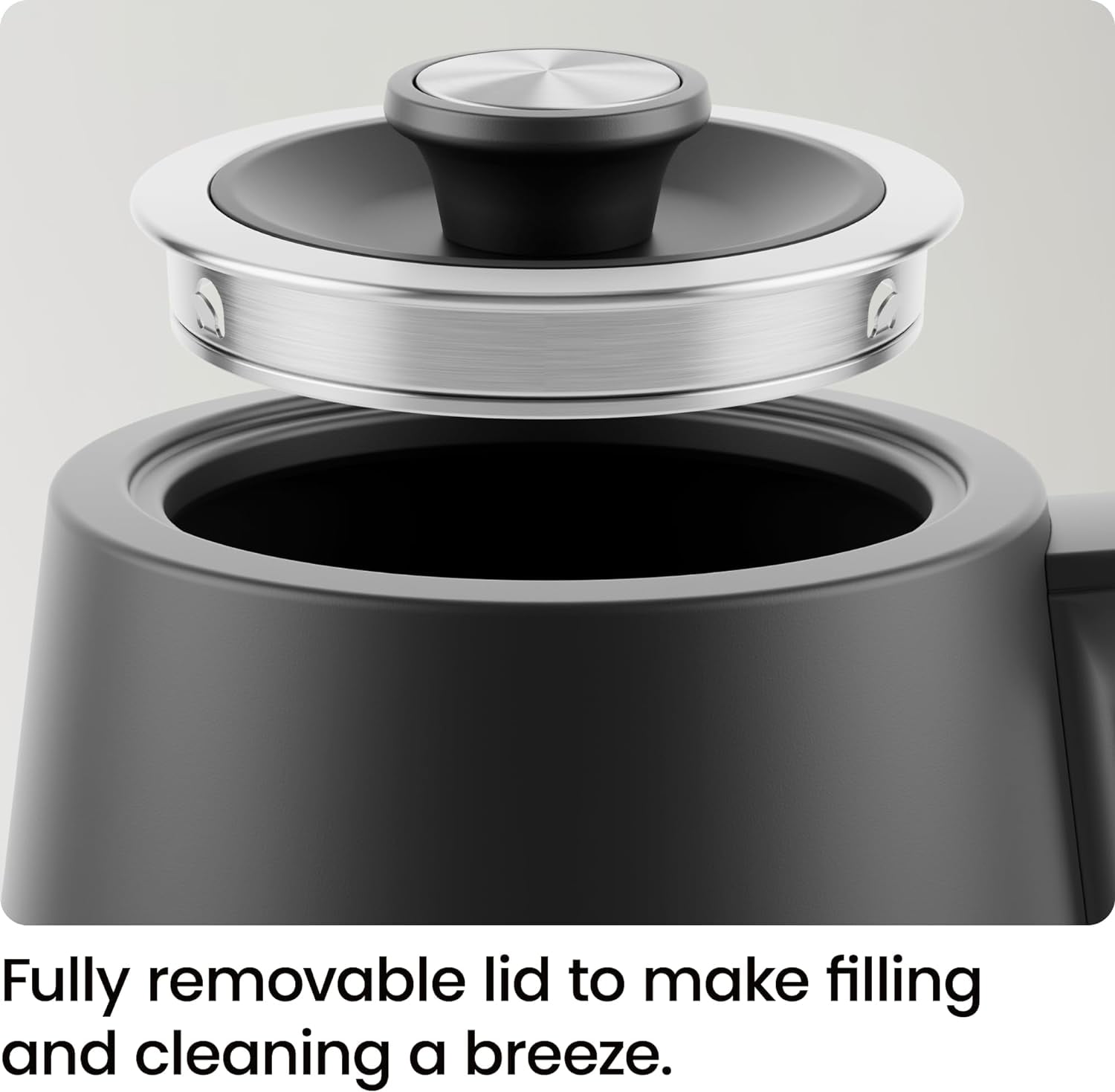 Chefman Precise Pour 0.8L Electric Gooseneck Kettle with Automatic Shut-Off – Black