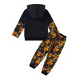 thumbnail image 2 of Lanbubble Toddler Boys 2-Piece Outfit 3D Print Long Sleeve Sweatshirt Hoodie and Jogger Pants Set for Ages 2-6T, Casual Matching Clothes, 2 of 8