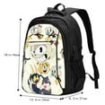 thumbnail image 5 of Cuphead Show Backpack Schoolbag Large Capacity Daypack Bookbag Satchel Notebook Laptop Backpack Travel Bag USB Rucksack, 5 of 7