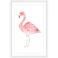 thumbnail image 2 of "Pale Pink Flamingo" Framed Painting Print, 2 of 4