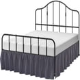 thumbnail image 1 of CHUANK Cottington Lane Ruffled Bed Skirt- Microfiber- White  Queen 16 Inch Drop Split Corner Bed Skirt With Platform, 1 of 5