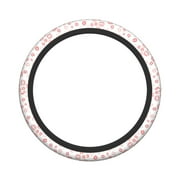 XMXY Car Steering Wheel Cover, Sexy Lips Kiss Non-Slip Jeep Truck Universal Elastic Steering Wheel Protector 15 inch