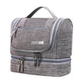 thumbnail image 3 of Organizador de Artículos de Tocador de Viaje Yuyangstore Bolsa de Lavado de Tela Oxford Gris, 3 of 8
