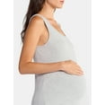 thumbnail image 4 of Time and Tru Women's Maternity Non Shirred Tank Top, Sizes S-XXL, 4 of 5