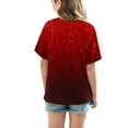 thumbnail image 4 of THDHVS Girls Summer T-Shirts,Summer Casual Tops for Kids,Girls Short Sleeve T Shirts Kids Summer Oversized Tops Casual Crewneck Basic Tees Wine 10-11 Years, 4 of 6