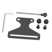 1 Pin Bow Sight Bow Adjustable Stainless Steel Single Pin Aim Sight for Straight Bow Recurve Bow Black Flying Clothing