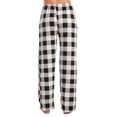 thumbnail image 3 of Just Love Womens Pajama Pants Sleepwear. (Buffalo Plaid - White, Large), 3 of 3
