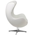 thumbnail image 3 of Canadian Egg Leatherette Lounge Chair White, 3 of 3