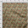 thumbnail image 3 of oneOone Rayon Orange Fabric Abstract Floral Craft Projects Decor Fabric Printed By The Yard 56 Inch Wide, 3 of 5