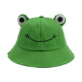 thumbnail image 1 of Sombrero De Pescador De Rana De Dibujos Animados, Sombrero De Cubo De Verano Para El Sol, Gorra De Pescador De Ala Ancha Para Adultos, Niños, Mujeres Y Hombres Yuarrent AP006172-04, 1 of 6