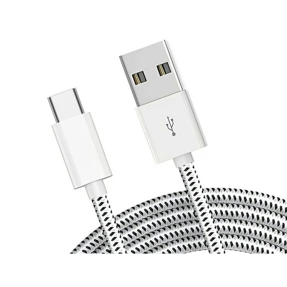 6ft USB Cable for Motorola Moto G Play (2024) - Type-C Charger Cord Power Wire USB-C Long O3Y for Motorola Moto G Play (2024)