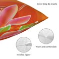 thumbnail image 4 of Rateoe Orange Flower Psychedelic Pattern Throw Pillow Cover Premium Pillow Stuffer Sham Square for Decorative Cushion Bed Couch Sofa(Pillow insert not included), 4 of 8