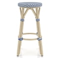 thumbnail image 4 of Furniture of America Tropaz Set of 2 26-in Outdoor Metal Bar Stool, Gray, 4 of 8