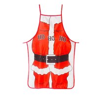 Aidoshy Merry Christmas Apron Decoration Elk Xmas Kitchen Accessory Home Decorationfor Chef, BBQ Drawing Apron Bulk