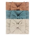 thumbnail image 2 of Yoyauz 3PCS Newborn Baby Girl Headband Bow Baby Headband Girl Spring-Summer 0-36 Months, 2 of 2