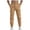 Kaki, variante sur cllios Pantalon Cargo Ajusté pour Hommes en Coton Décontracté Pantalon Fuselé Multi-Poches Ajusté Taille Élastique Jogger