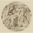 thumbnail image 3 of Eduard Von Steinle 12x12 Black Modern Framed Museum Art Print Titled - Madonna with the Child, the Salvation. Elisabeth and Salvation. Johannes (Around 1900), 3 of 5