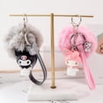 thumbnail image 2 of Sanrio-Llavero Kawaii de Hello Kitty para niña, llavero rosa con melodía Kuromi, Cinnamoroll, llavero de coche, colgante de mochila, adornos, regalos de vacaciones YAOSANBAO BAO unisex, 2 of 2