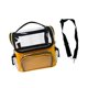 thumbnail image 5 of Bolsa de viaje para cosméticos, transparente, soporte para brochas de maquillaje, estuche de maquillaje profesional portátil de gran capacidad, estuch naranja, 5 of 10