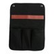 thumbnail image 1 of Bolsa de almacenamiento para reposabrazos de silla de camping, bolsillo lateral, organizador de lona con múltiples compartimentos Negro, 1 of 9