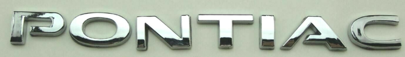Gto Letters Reproduction Chrome