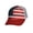 Red/White, variant on American Flag Trucker Hat Vintage USA Mesh Snapback Cap for Men Women, Navy