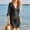 Black, variant on Women Swimsuit Cover Up Summer Beach Dress Bikini Beach Holiday Beach Cover Up Dress Shirt Women Midi Dresses Summer Dresses for Women for Work Petite Dresses Women A Line Dress Summer Women Womens