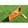 thumbnail image 2 of Wooden Canoe With Ribs Curved Bow Matte Finish 10 ft, 2 of 5