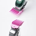thumbnail image 3 of 6-Piece Multicolor Magnetic ABS Hair Clipper Guide Combs Set – Universal Fit for Most Electric Trimmers, Rounded Teeth for Scalp Safety, 1.5mm to 13mm Sizes for Professional Grooming & Styling, 3 of 7