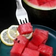 thumbnail image 4 of 3 Uds 2 en 1 Cortador de Frutas de Acero Inoxidable Tenedores de Frutas de Doble Cabeza Cuchillo Rebanador Tenedor de Sandía Cortador Herramienta Rebanadora, 4 of 5