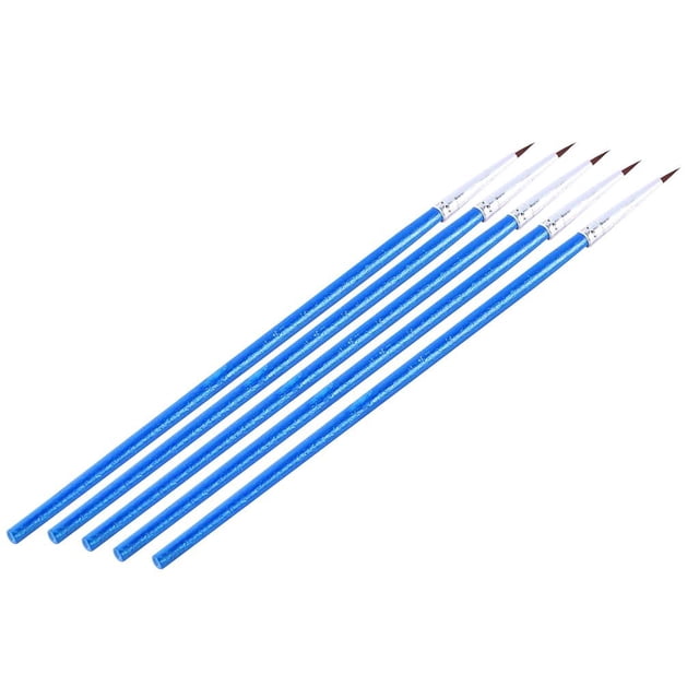 Pinceles para pintar artesanales Yotijar 5 Piezas Modelo de Herramienta de Pintura Cepillo de cabellero 7 Mm
