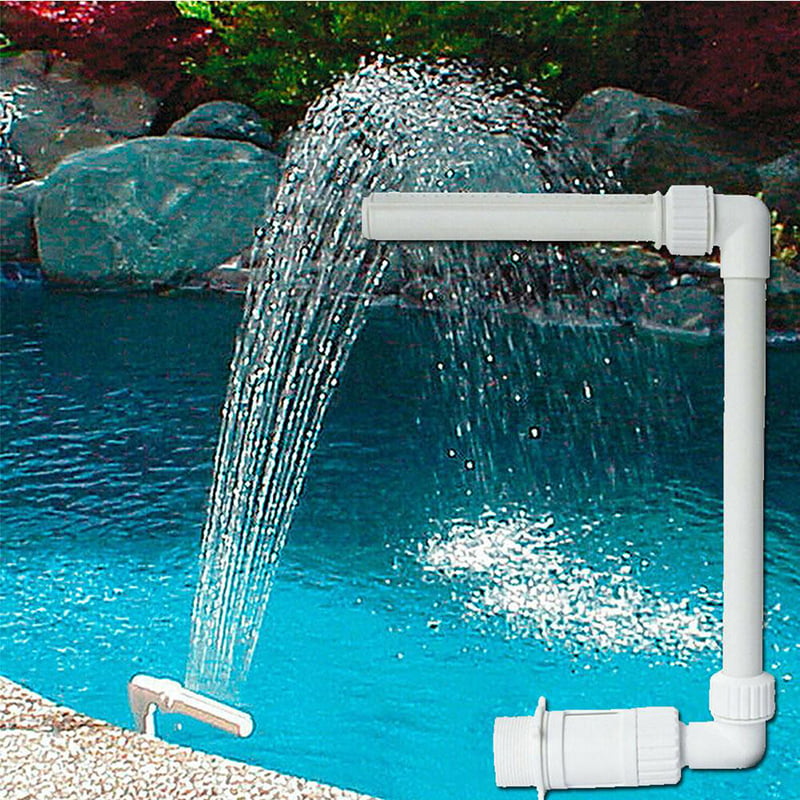 Swimming Pool Fountain Adjustable Waterfall Fountain Cool Temp Water Sp K6V6 1X 