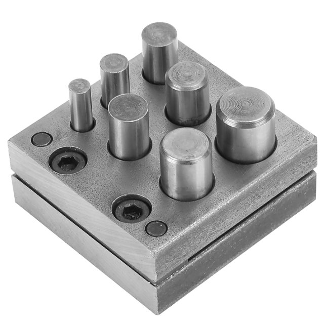 Punch Die Disc, Punch Die, Practical Jewelry Tools, Variety Sizes 7 Holes High Strength Portable For Cut Metal Jewelry Making General Purpose Professional Use