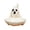 B002- White, variant on Spooky Halloween Decorations, Gothic Halloween Ghost Candy Sculpted Piece, for Indoor Home Hallway, Halloween Party Table, Countertop Display, to Serve Wrapped Candies, Hold Small