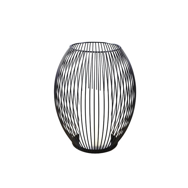 Candelero Con Forma De Linterna Candelabro De Linterna Decorativa Con Luz De Vela Hueca De Hierro Yuarrent HA024923-01