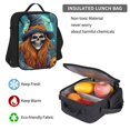 thumbnail image 5 of Pofeuu Cartoon Pumpkin Skull Print Backpack Travel Backpacks With Lunch Bag Pencil Bag Set 3 pcs Set Cartoon Backpack, 5 of 7
