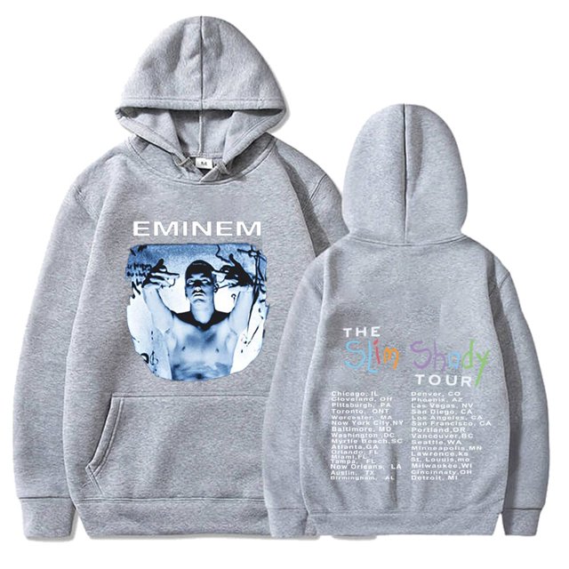Sudadera con capucha con estampado de Eminem para hombre, ropa de calle de Hip Hop, Jersey informal de manga larga, Harajuku, Y2K, Unisex, Top XS-4XL
