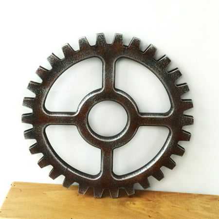 

XWQ Hanging Plaque Delicate Decorative High Density Fiberboard Gear Wheel Art Pendant Ornament for Decorating