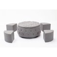thumbnail image 1 of Sydney Ottoman Avec Flip Top Plateau Et 4 Tabourets (Gris), 1 of 3